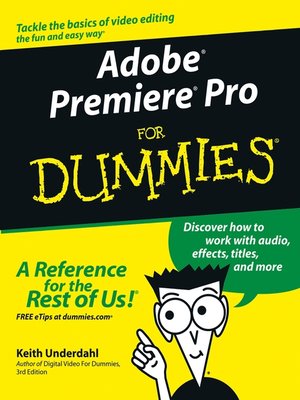 cover image of Adobe Premiere Pro For Dummies